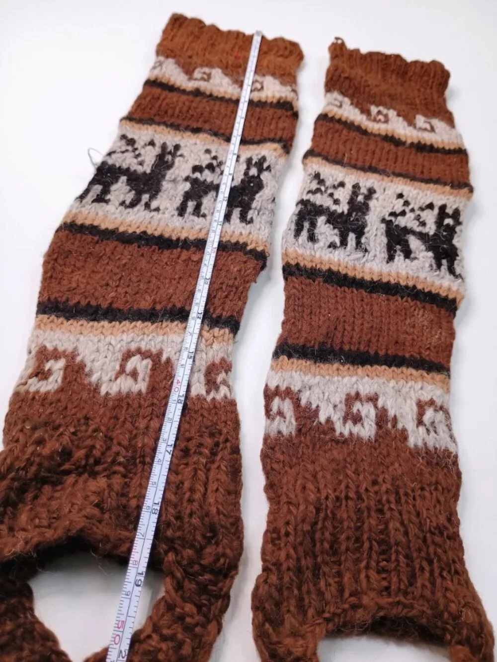 Andean Alpaca Wool Leg Warmers and Booties, Handmade in Cusco
